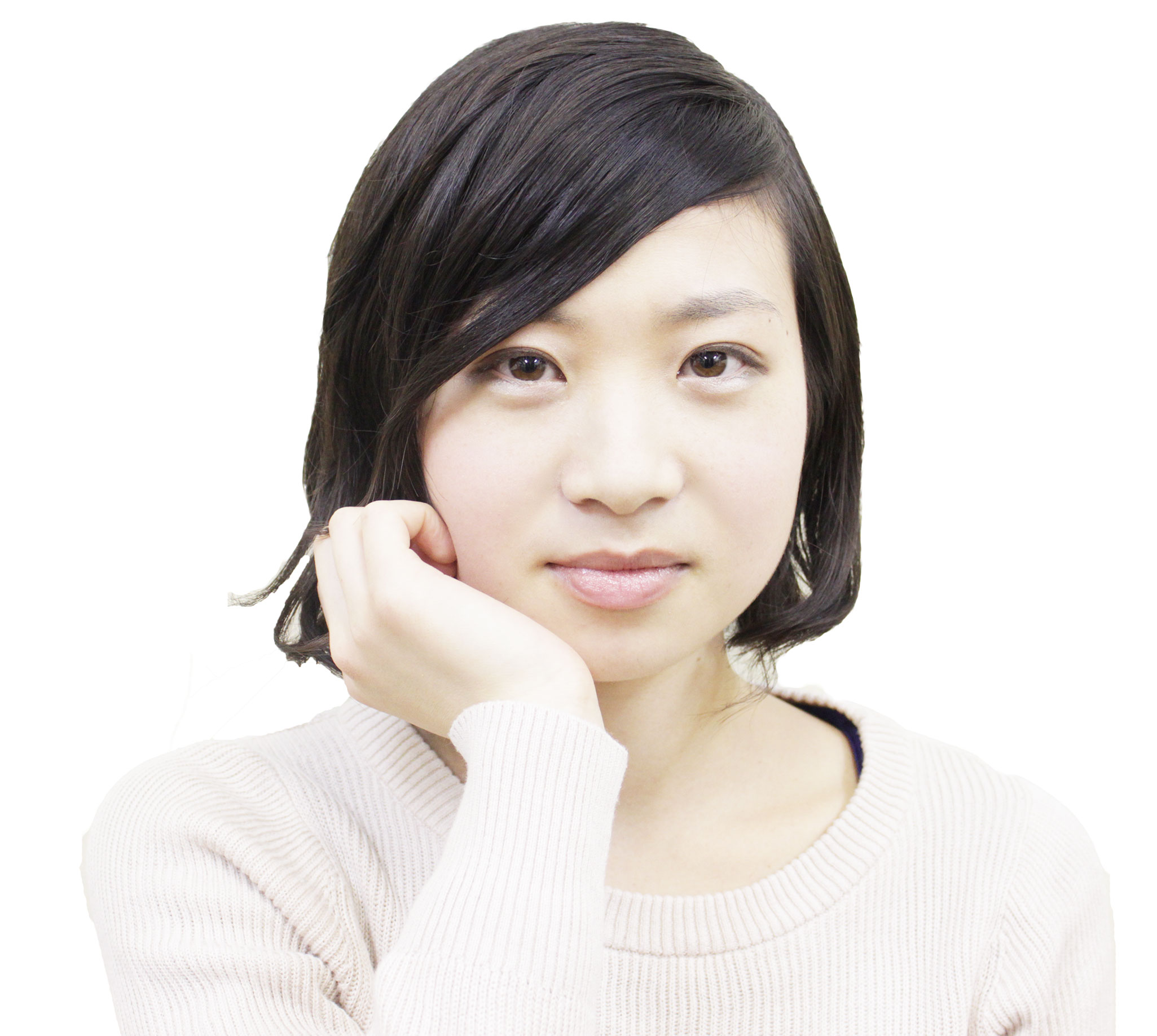 自然な表情の先生